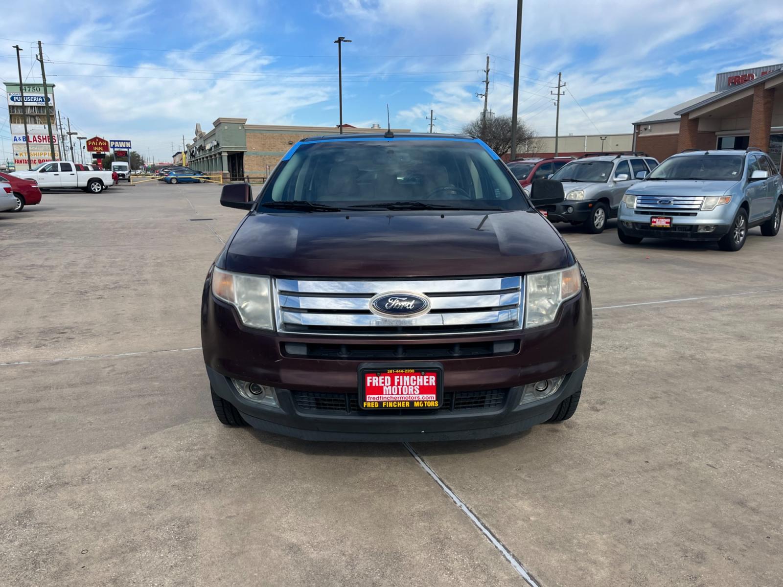 2009 BROWN /TAN Ford Edge (2FMDK39C09B) , Automatic transmission, located at 14700 Tomball Parkway 249, Houston, TX, 77086, (281) 444-2200, 29.928619, -95.504074 - Photo #1